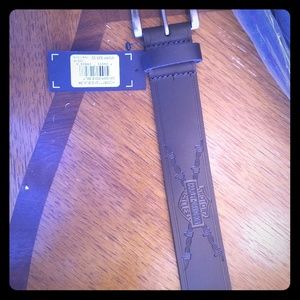 Men's leather belt size 38 Harley davidson